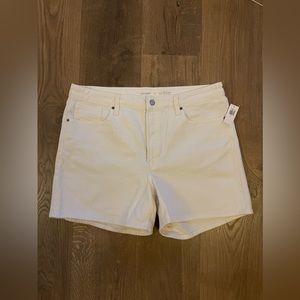 Old Navy white jean shorts
